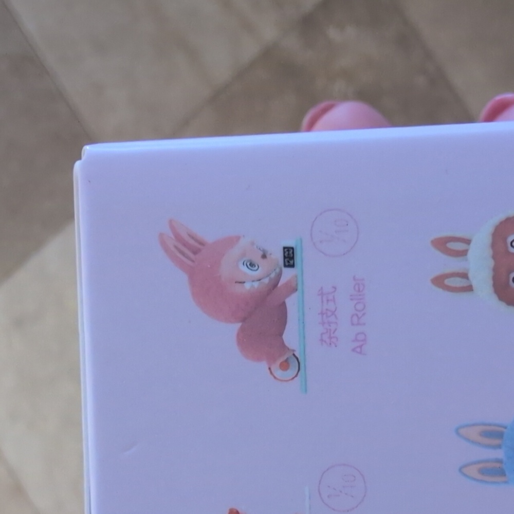 new unopened lazy yoga labubu figure AB ROLLER - Picture 9 of 9